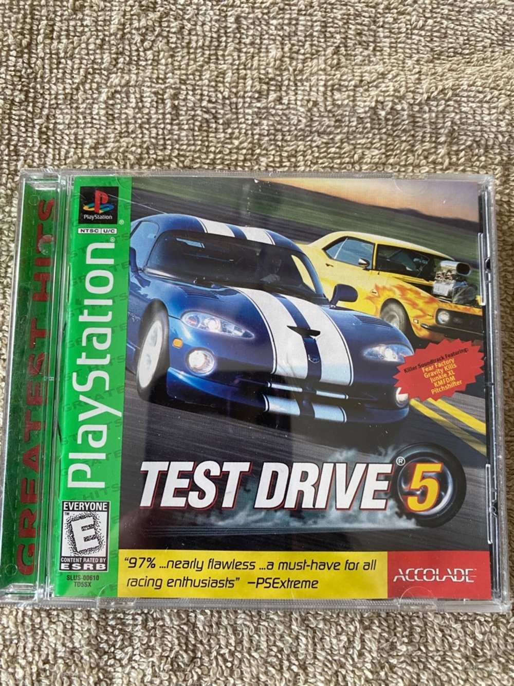 Test Drive 5 PlayStation Game - Blue